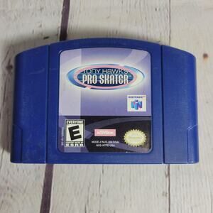 Tony Hawk's Pro Skater Nintendo 64 Game Skatebaording video game